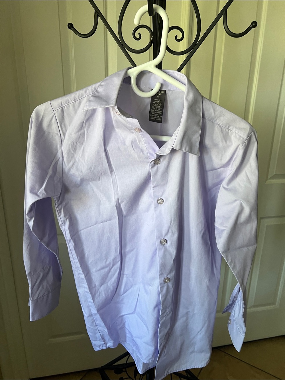 Dockers Light Lavender Boys' Dress Shirt - Long Sleeve
